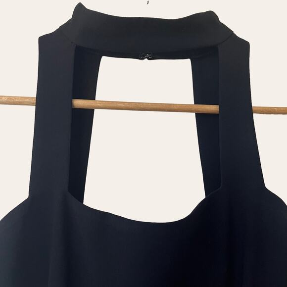 JILL STUART Black Cutout Mini Dress Size 2 - Picture 3 of 6